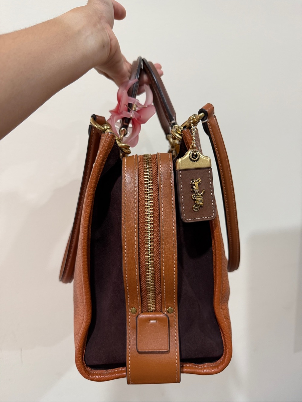 COACH ROGUE 30 SADDLE/AMBER - Picture 3 of 10